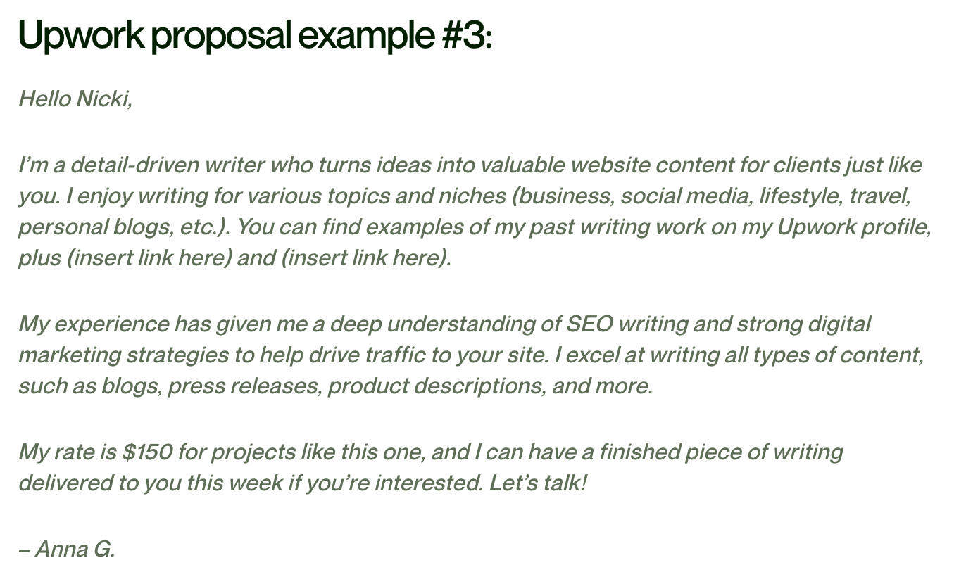 AI generated proposal example 3